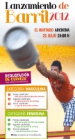 Lanzamiento del Barril. Cartel