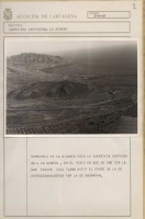 Vista de la carretera de Cartagena a La Azoha e Isla Plana (1969)