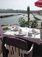 Vistas de la marisquera restaurante El Pez Rojo