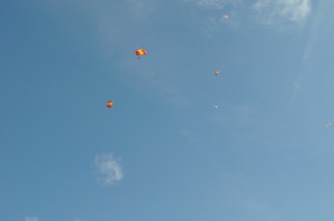paracaidistas en accin 
