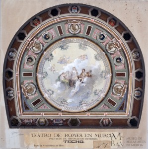 Boceto del Teatro Romea, Federico Mauricio Ramos