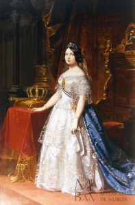 Retrato de Isabel II Hernndez Amores