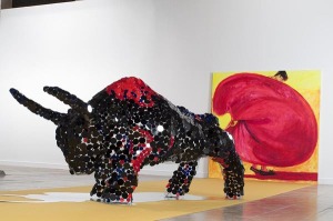 Exposicin ''Toros y Feria''. Toro escultura
