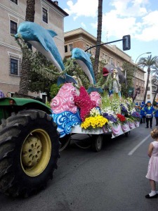 Desfile de Las Flores. Fiestas de Primavera