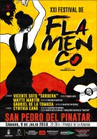 Cartel del XXI Festival Flamenco de San Pedro del Pinatar