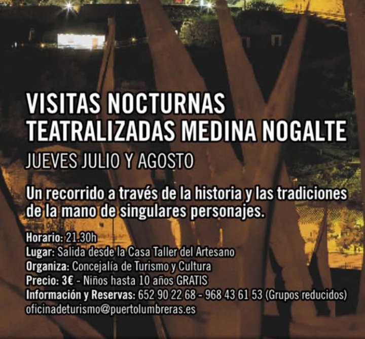 Visitas nocturnas teatralizadas por Medina Nogalte