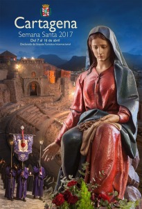 Cartel de Semana Santa Cartagena 2017. Obra de Moiss Ruiz