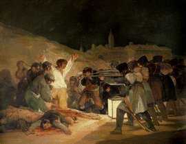 Los fusilamientos de la Moncloa de Francisco de Goya