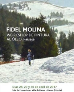 Workshop de pintura al leo de Fidel Molina