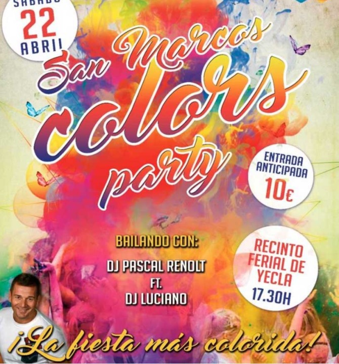 San Marcos Colors Party 2017 en Yecla