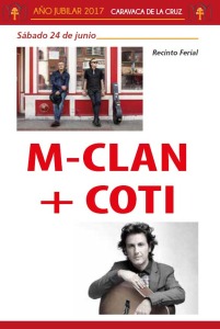 M Clan + Coti en Concierto en Caravaca