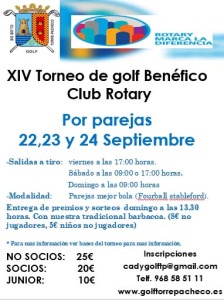 XIV TORNEO DE GOLF BENFICO CLUB ROTARY POR PAREJAS