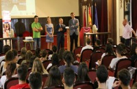 Taller de comercio online de Cecarm que se ha realizado en el IES Licenciado Cascales para alumnos de Bachillerato