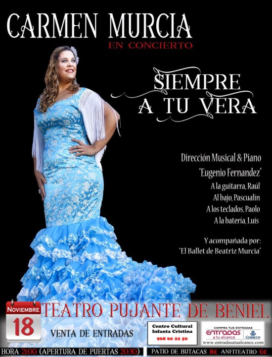 Concierto Carmen Murcia en Teatro Pujante de Beniel