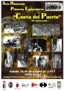 Homenaje exploradores 'Cueva del Puerto'