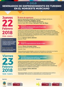 Seminarios de Emprendimiento en Turismo en el Noroeste Murciano