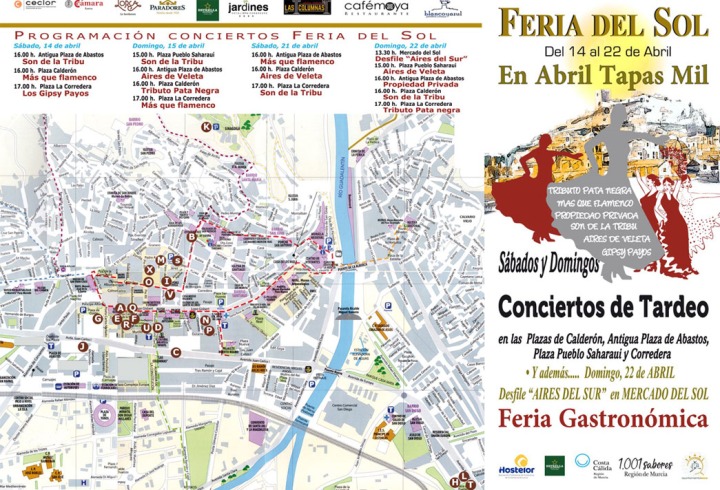 Programa Feria del Sol. Lorca 2018
