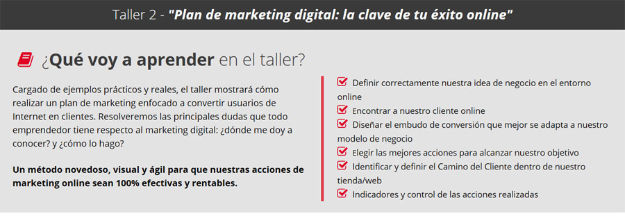 Taller 2: Plan de marketing digital: la clave de tu éxito online