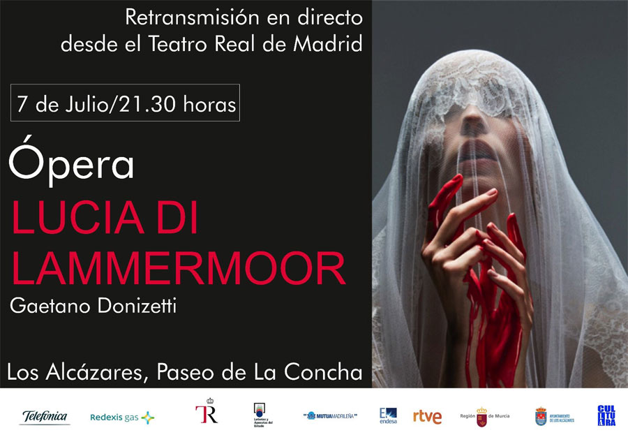Retransmisión Ópera Lucía Di Lammermoor en Los Alcázares