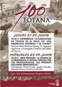 Actos del Centenario de la Ciudad de Totana