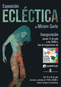 La exposicin ECLCTICA, de Miriam Garlo