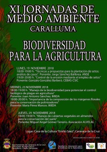 XI Jornadas de Medio Ambiente con la biodiversidad para la agricultura 