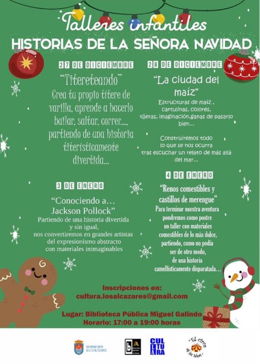 Talleres de Navidad de Los Alcázares 2018-19