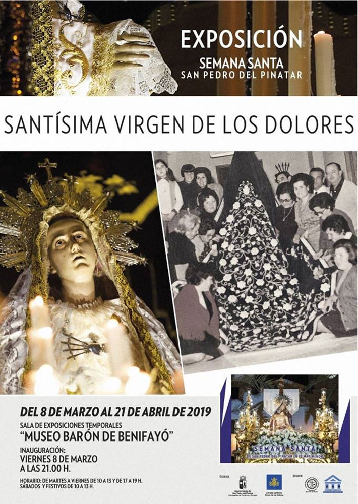Exposición Semana Santa Pinatar. Santísima Virgen de Los Dolores