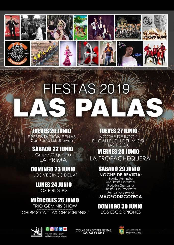 Fiestas de Las Palas en honor a San Pedro 2019