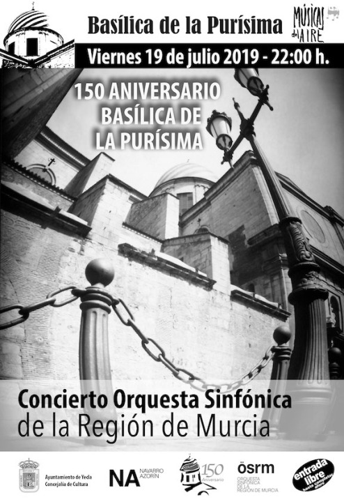 150 aniversario Basílica de la Puírisima: Concierto Orquesta Sinfónica de la Región de Murcia