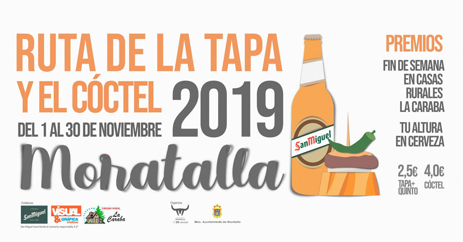 Ruta de la Tapa y el cóctel de Moratalla 2019