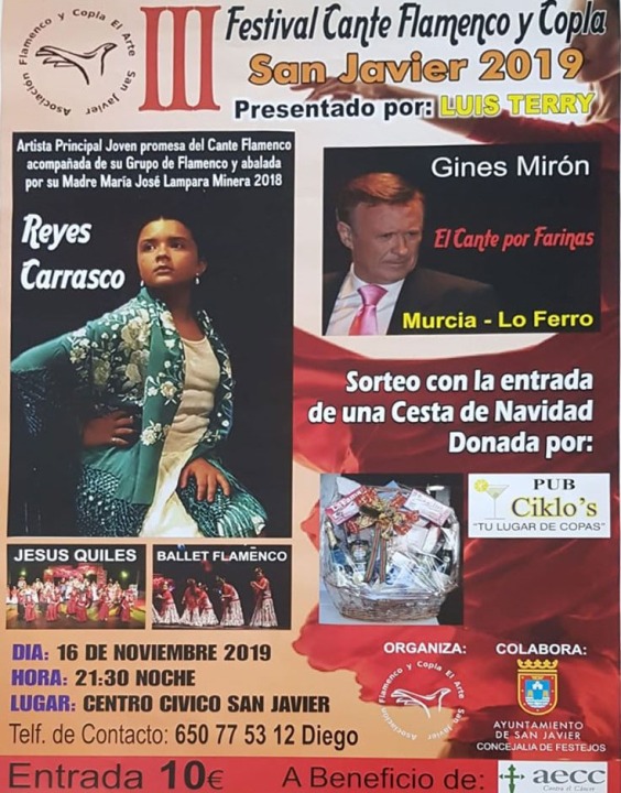 III Festival Cante Flamenco y Copla de San Javier