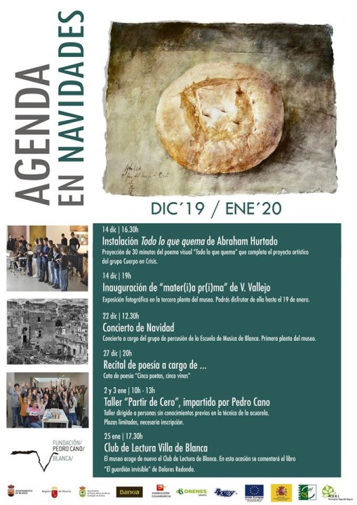 Fundación Pedro Cano. Actividades de Diciembre / Enero