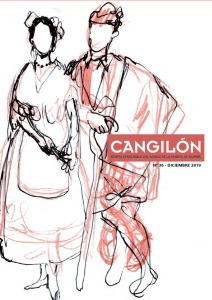 Revista Cangiln n36. Dibujo original de Mariano Ballester (coleccin particular de Juan Antonio Martnez Carrillo)