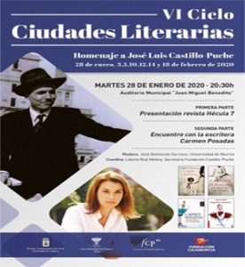 VI Ciclo «Ciudades Literarias» VI Ciclo «Ciudades Literarias»