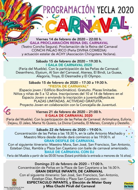 Carnaval Yecla 2020
