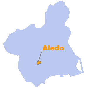 Mapa de situacin de Aledo. Regin de Murcia Digital