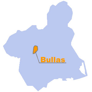 Mapa de situacin de Bullas. Regin de Murcia Digital