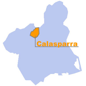 Mapa de situacin de Calasparra. Regin de Murcia Digital