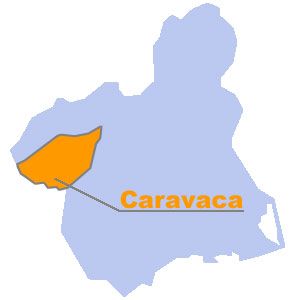 Mapa de situacin de Caravaca de La Cruz. Regin de Murcia Digital