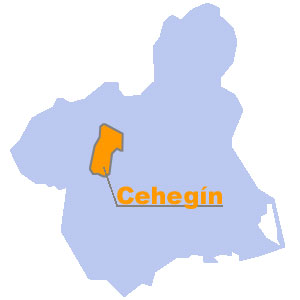 Mapa de situacin de Cehegn. Regin de Murcia Digital