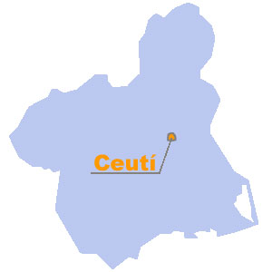 Mapa de situacin de Ceut. Regin de Murcia Digital