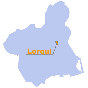 Mapa de situacin de Lorqu. Regin de Murcia Digital