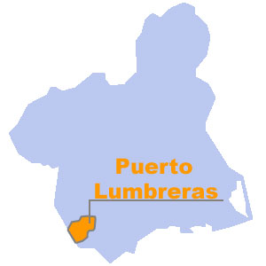 Mapa de situacin de Puerto Lumbreras. Regin de Murcia Digital