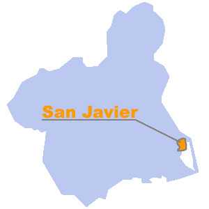 Mapa de situacin de San Javier (Abre en ventana nueva)