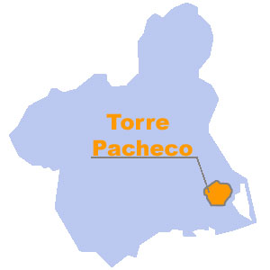 Mapa de situacin de Torre Pacheco. Regin de Murcia Digital