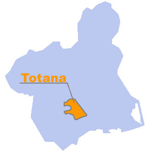 Mapa de situacin de Totana. Regin de Murcia Digital