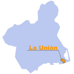 Mapa de situacin de La Unin. Regin de Murcia Digital