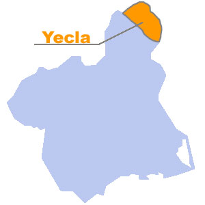 Mapa de situacin de Yecla. Regin de Murcia Digital