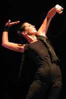 La bailaora gaditana Sara Baras durante su actuacin en la cuarta gala flamenca del Festival Internacional del Cante de las Minas de La Unin